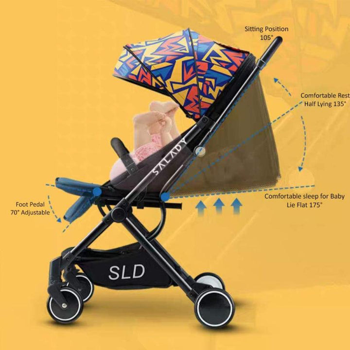 Teknum Travel Lite Stroller - SLD - Piccaso - Zrafh.com - Your Destination for Baby & Mother Needs in Saudi Arabia