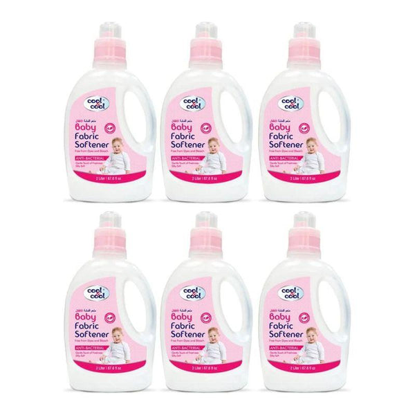 Cool & Cool Baby Fabric Softener Pack of 6 - 2L each - Zrafh.com - Your Destination for Baby & Mother Needs in Saudi Arabia