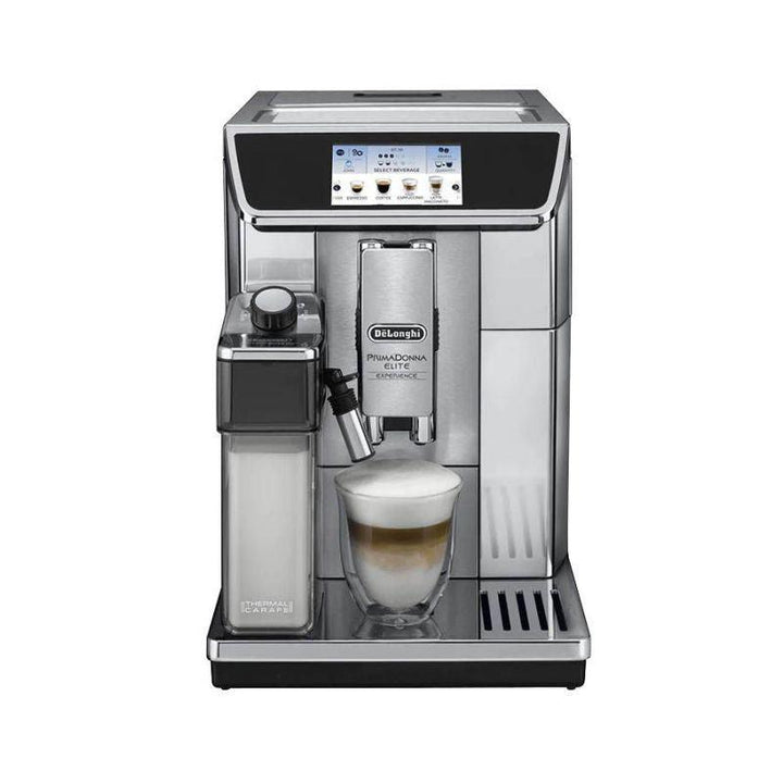 De'Longhi PrimaDonna Elite Experience Coffee Machine - 1 L - 1450 W - Silver - ECAM650.85.MS - ZRAFH