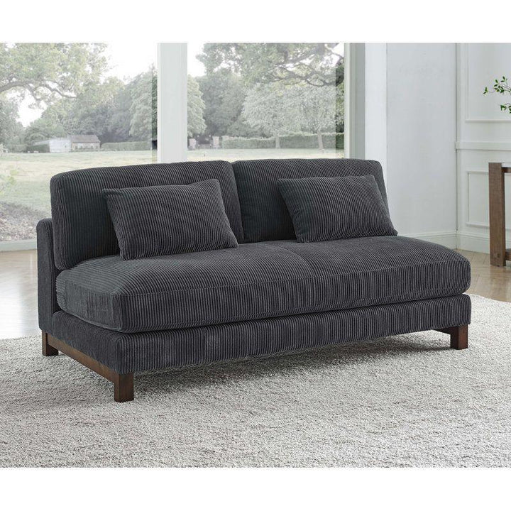 Modern Velvet 2 Seater Sofa - 200x85x85 cm - By Alhome - Zrafh.com - Your Destination for Baby & Mother Needs in Saudi Arabia