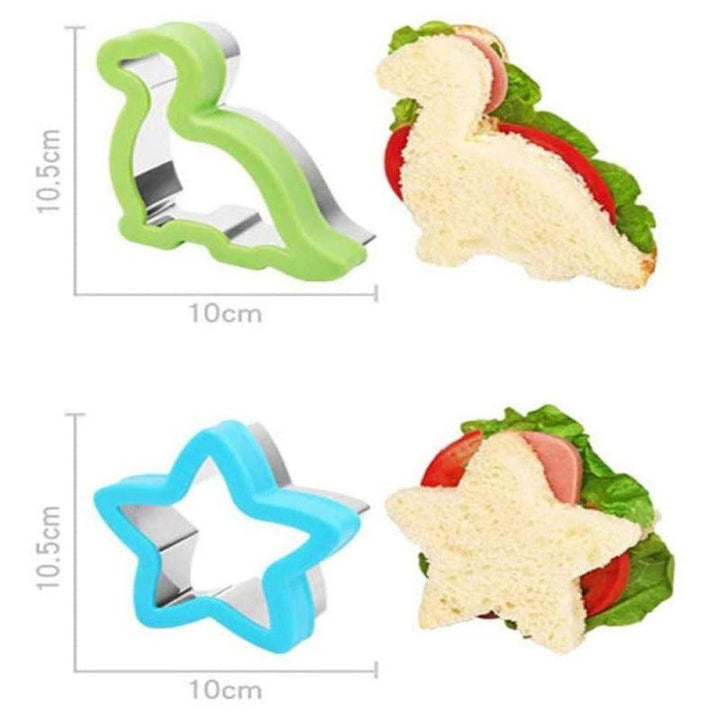 Eazy Kids Sandwich Cutter Stainless Steel Mini Combo - 28 Pieces - ZRAFH