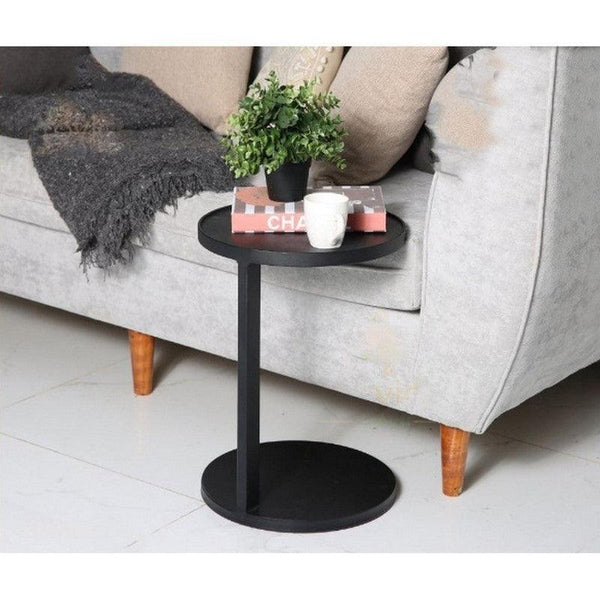 Iron Side Table Black - 35x50 cm By Alhome - Zrafh.com - Your Destination for Baby & Mother Needs in Saudi Arabia