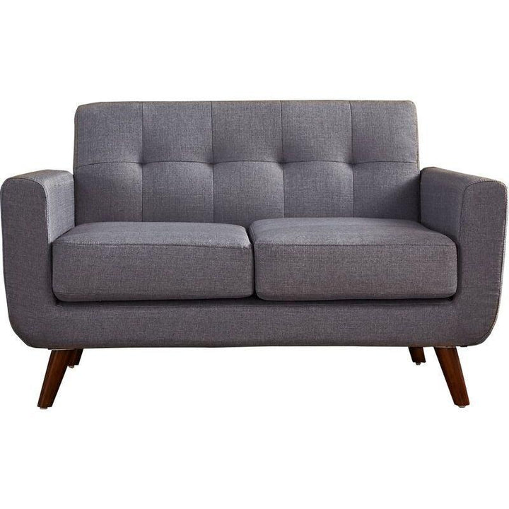 Modern Sleek Linen 2 Seater Sofa - 180x85x85 cm - By Alhome - Zrafh.com - Your Destination for Baby & Mother Needs in Saudi Arabia