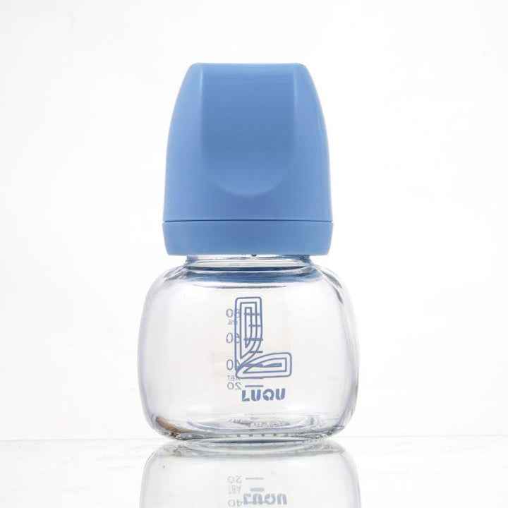 Luqu Glass Feeding Bottle Standard Neck - 80Ml - ZRAFH