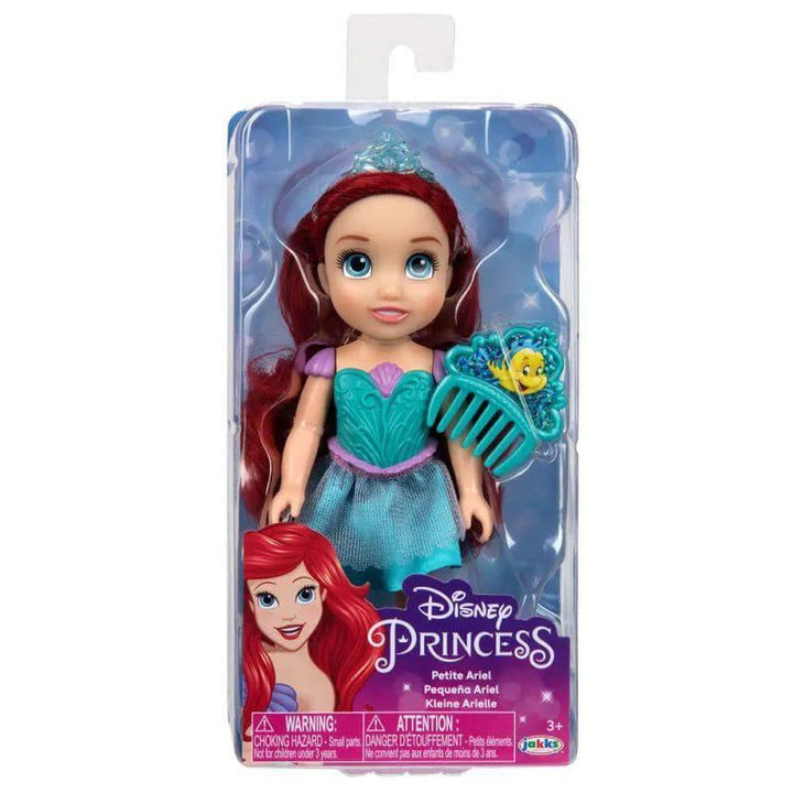 Disney Princess Petite Value Doll With Comb - 15 cm - Ariel - ZRAFH