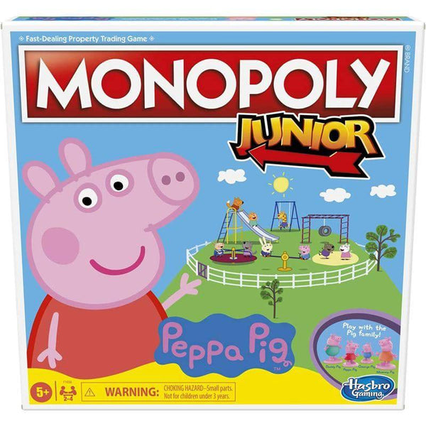 Monopoly Junior: Peppa Pig Edition Board Game for 2-4 Players - ZRAFH