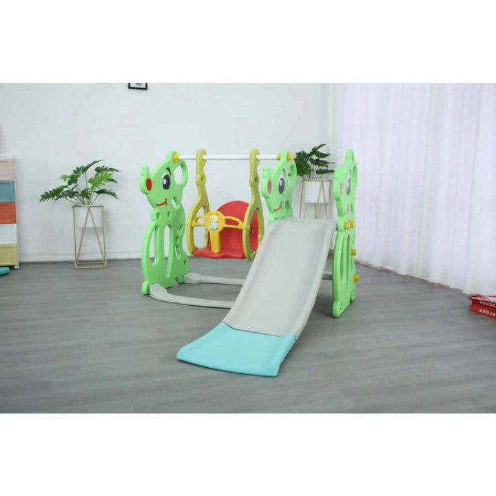 Dreeba 3-in-1 Kids Slide and Swing With Basketball Hoop playset - YT-35 - Zrafh.com - Your Destination for Baby & Mother Needs in Saudi Arabia