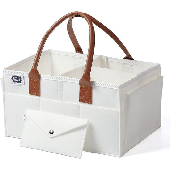 Little Story Diaper Caddy+Pouch - Medium - Zrafh.com - Your Destination for Baby & Mother Needs in Saudi Arabia