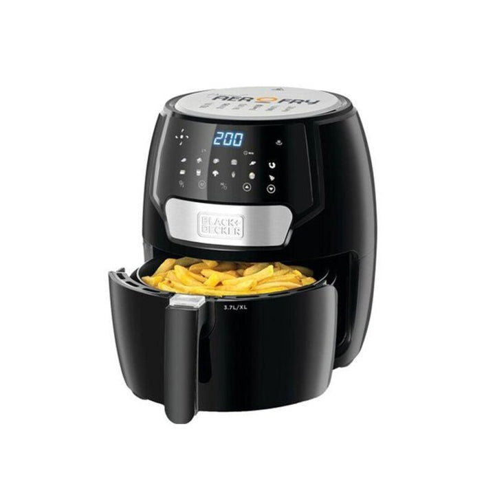 Black And Decker Digital Air Fryer - 4L - 1500 W - Black - Zrafh.com - Your Destination for Baby & Mother Needs in Saudi Arabia