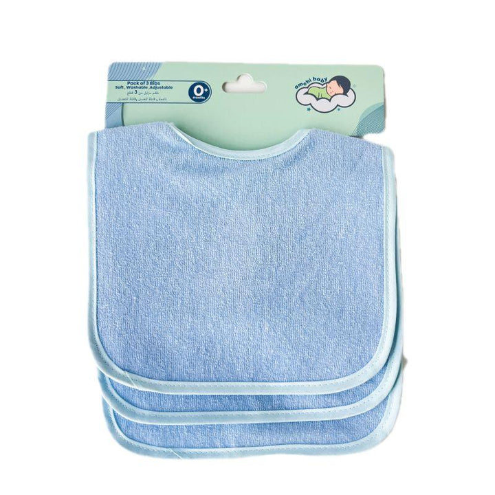 Amchi Baby Waterproof Baby Bibs - 3 Pieces - 0 To 1 Years - Zrafh.com - Your Destination for Baby & Mother Needs in Saudi Arabia