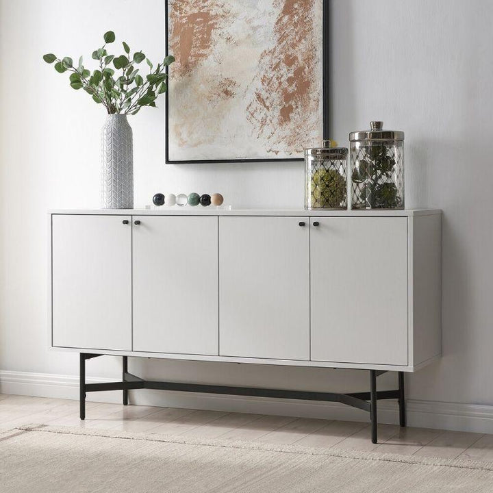 Contemporary White MDF Buffet by Alhome - Zrafh.com - Your Destination for Baby & Mother Needs in Saudi Arabia