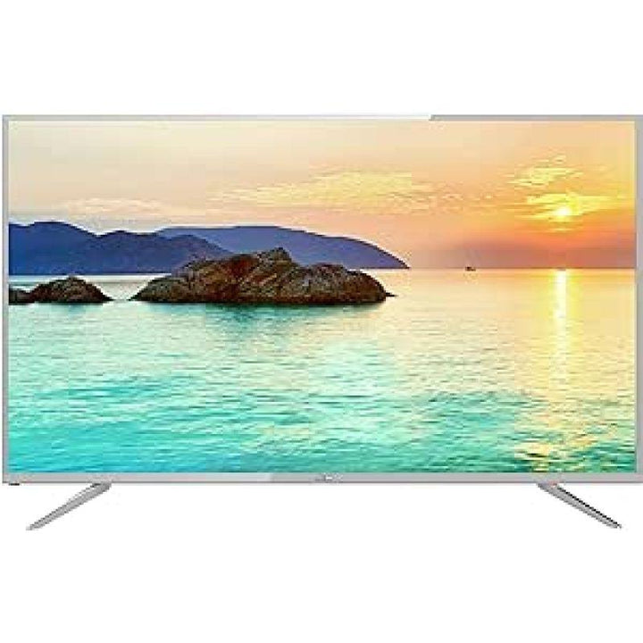 Arrqw 75 Inch TV Smart 4K UHD HDR LED - Silver - Zrafh.com - Your Destination for Baby & Mother Needs in Saudi Arabia