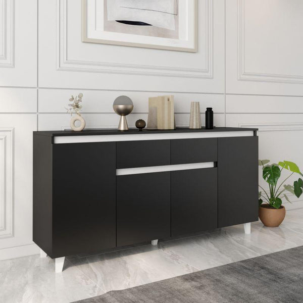 Console in Beige and Black By Alhome - Zrafh.com - Your Destination for Baby & Mother Needs in Saudi Arabia