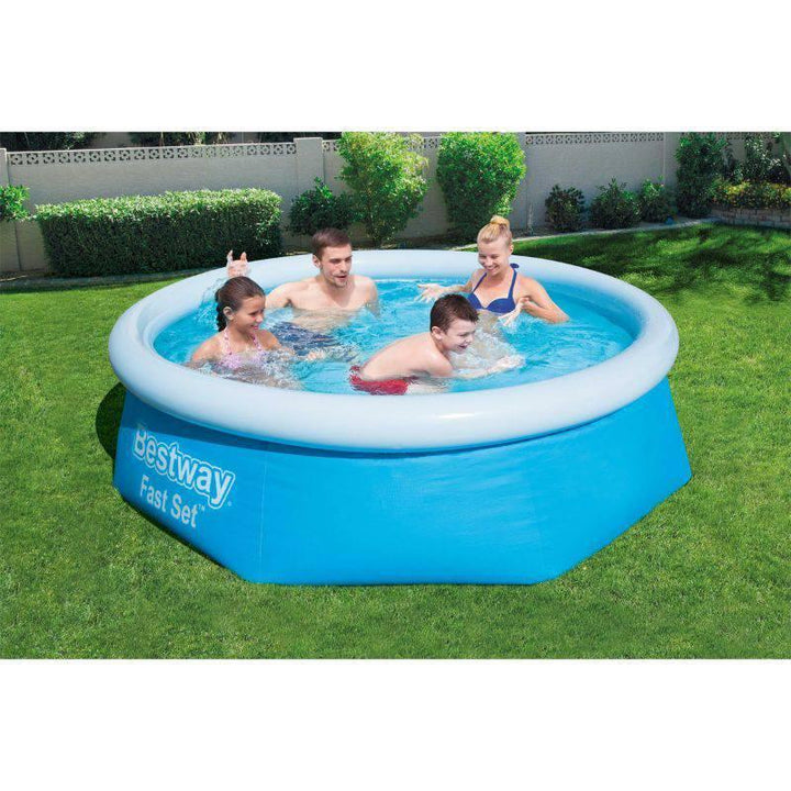 Frame Pool With Inflatable Ring - 244x66 cm Blue - 26-57265 - ZRAFH