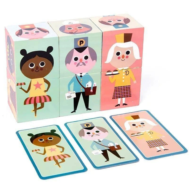 Wooden 3D Cube Puzzle, Figure Recognation Statue, Early Learning 28x20x6.2 cm By Baby Love - 33-2250 - ZRAFH