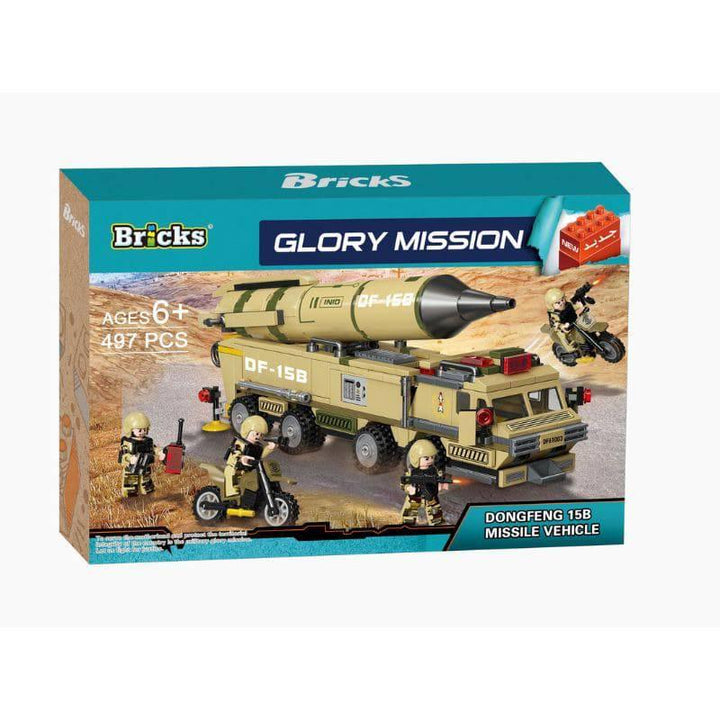 Bricks Blocks Glory Mission 497 Pieces - 43x7x29 cm - 40-1979201 - ZRAFH