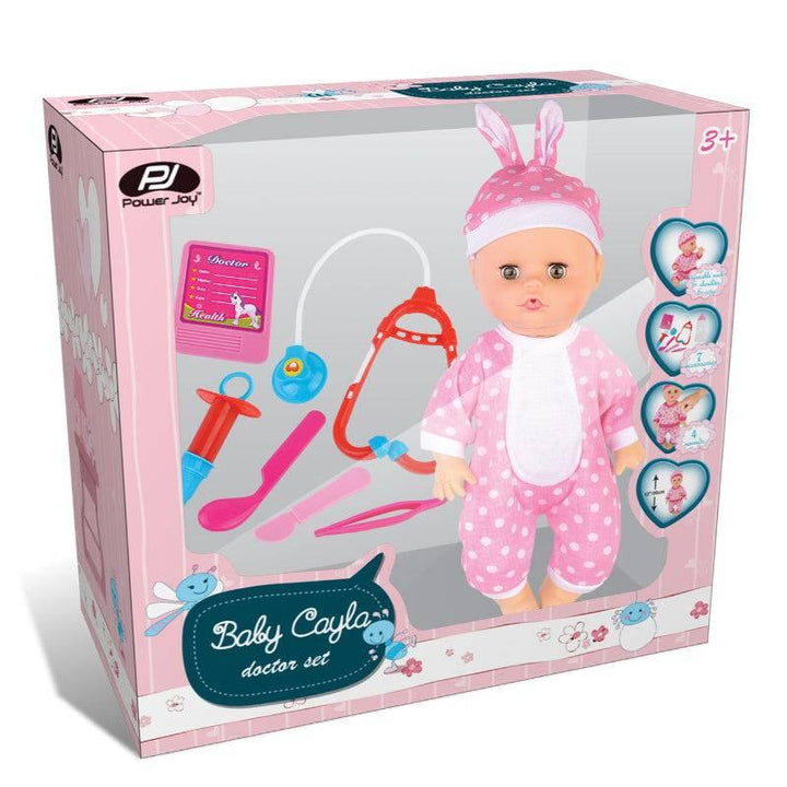 P.JOY Baby Cayla Doctor Set Doll - 88x28x78 cm - ZRAFH