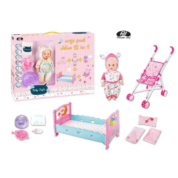 P.JOY Baby Cayla Deluxe Doll with 12 Sounds - 70x51.5x62.5 cm - ZRAFH