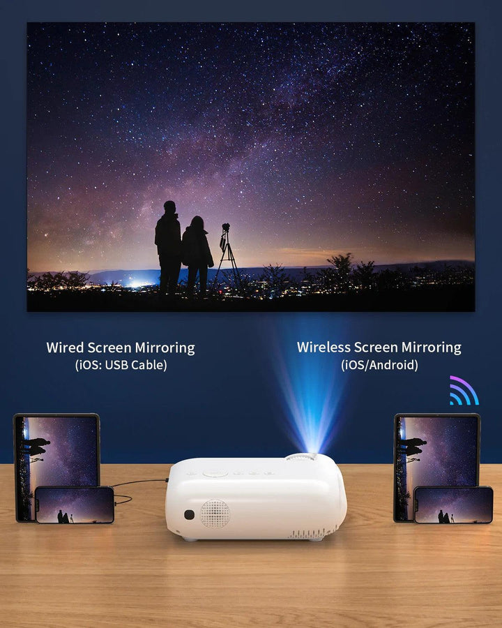 Apeman LC700 Native 1080P Projector with Built-in Netflix/Prime Video/YouTube - Zrafh.com - Your Destination for Baby & Mother Needs in Saudi Arabia