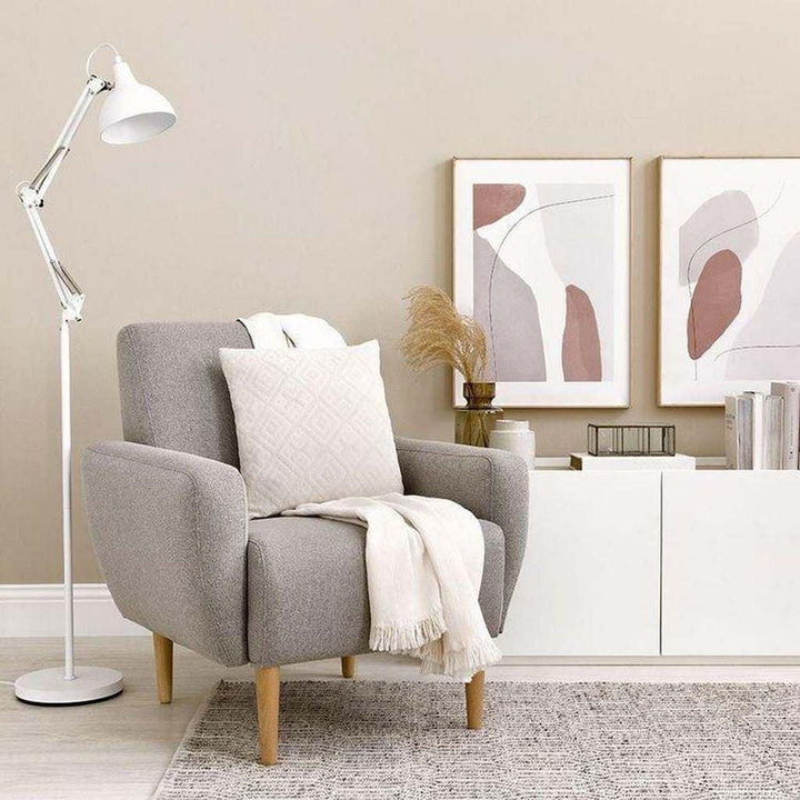 Alhome Side Chair - 85x85x85 cm - Gray - AL-518 - Zrafh.com - Your Destination for Baby & Mother Needs in Saudi Arabia