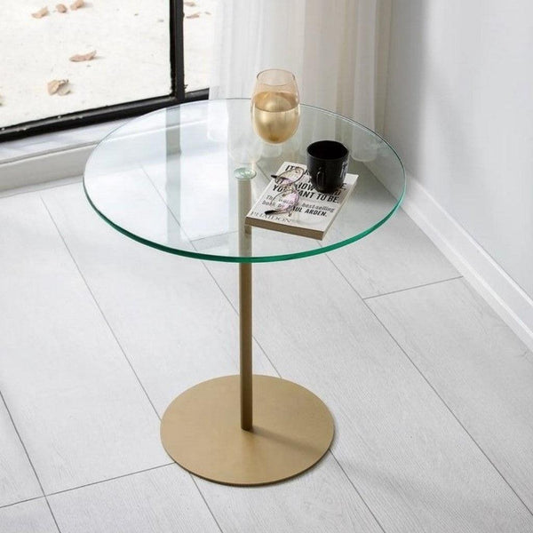 Alhome Alhome Side Table 40 x 55 cm - Gold - AL-13 - Zrafh.com - Your Destination for Baby & Mother Needs in Saudi Arabia