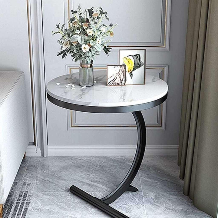 Alhome side table 35 x 55 cm - white - AL-2 - Zrafh.com - Your Destination for Baby & Mother Needs in Saudi Arabia