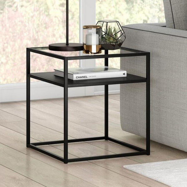 Alhome Side Table 45x45x55 cm - Black - AL-178 - Zrafh.com - Your Destination for Baby & Mother Needs in Saudi Arabia