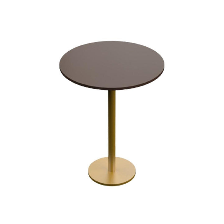 Alhome Side Table 40x55 cm - Brown and Gold - AL-197 - Zrafh.com - Your Destination for Baby & Mother Needs in Saudi Arabia