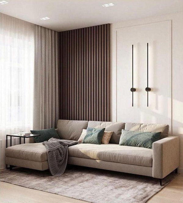 Alhome Corner sofa, size 270x150x85x85 cm - white - AL-292 - Zrafh.com - Your Destination for Baby & Mother Needs in Saudi Arabia