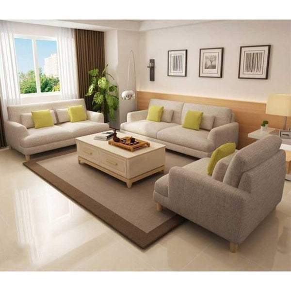 Alhome Living Room - 3 Pieces - Beige - AL-388 - Zrafh.com - Your Destination for Baby & Mother Needs in Saudi Arabia