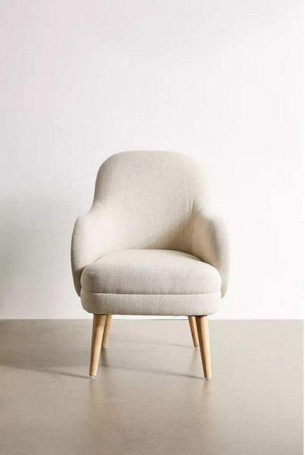 Alhome Chair - 75 x 75 x 100 cm - white - AL-405 - Zrafh.com - Your Destination for Baby & Mother Needs in Saudi Arabia