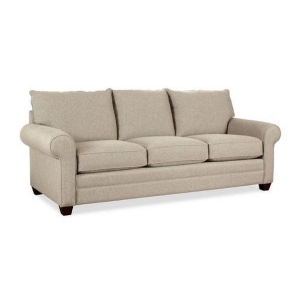 AlhomeThree-Seater Linen Sofa - Beige - AL-471 - Zrafh.com - Your Destination for Baby & Mother Needs in Saudi Arabia