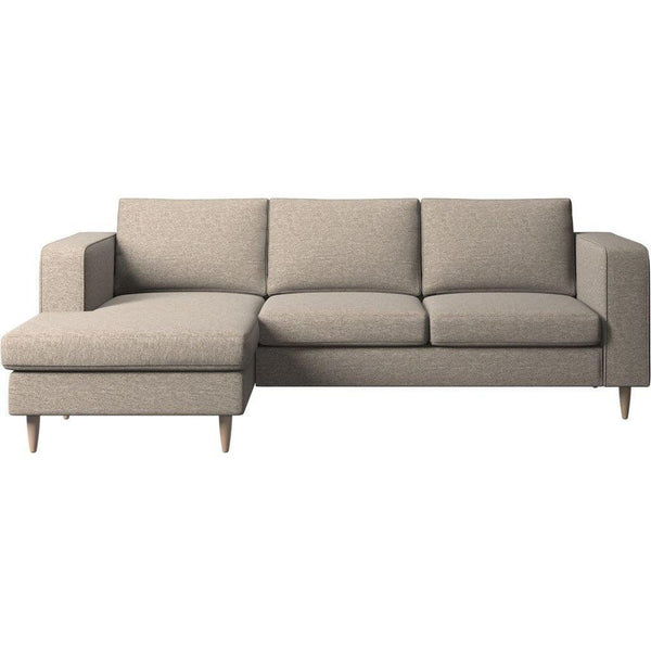 Alhome Corner Sofa, 220x85x85x160 cm - Beige - AL-441 - Zrafh.com - Your Destination for Baby & Mother Needs in Saudi Arabia