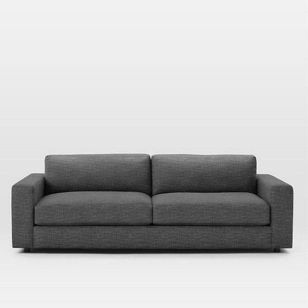 Alhome Swedish Wood and Linen 3 Seaters Sofa - Grey - AL-852 - Zrafh.com - Your Destination for Baby & Mother Needs in Saudi Arabia