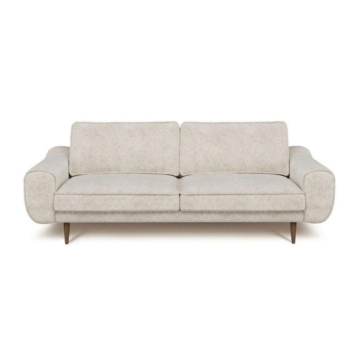 Alhome 2-Seater Sofa 85x85x180 cm - Off White - AL-1041 - Zrafh.com - Your Destination for Baby & Mother Needs in Saudi Arabia