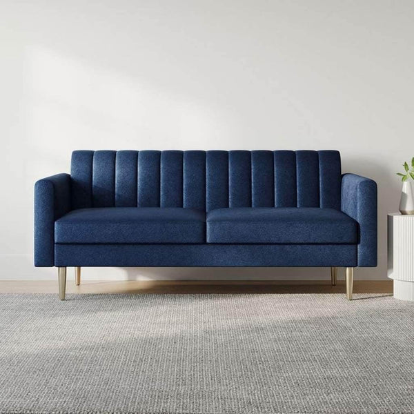 Alhome 2-Seater Sofa 170x89x91 cm - Blue - AL-993 - Zrafh.com - Your Destination for Baby & Mother Needs in Saudi Arabia