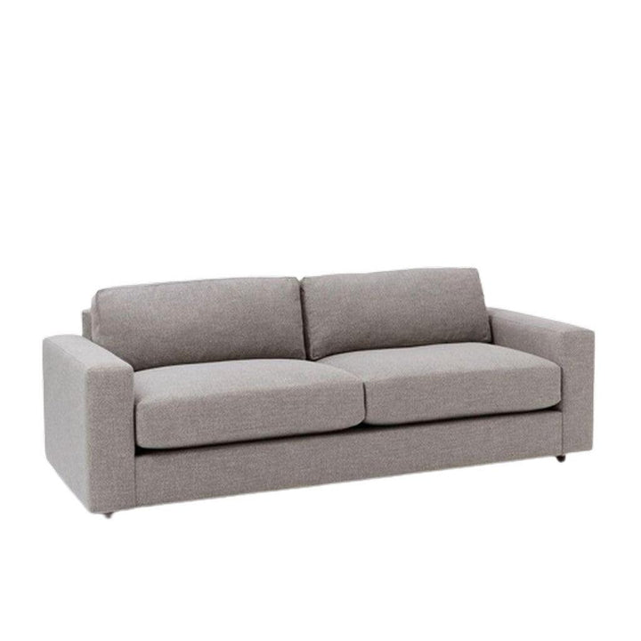 Alhome Swedish Wood and Linen 3 Seaters Sofa - Beige - AL-1667 - Zrafh.com - Your Destination for Baby & Mother Needs in Saudi Arabia