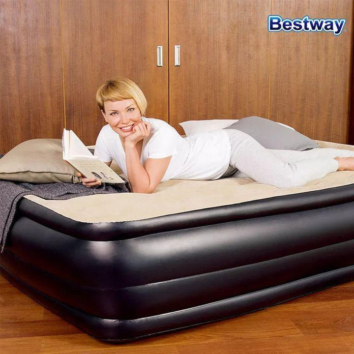 Dreamair Premium Air Bed From Bestway - 203x152x46 cm - Multicolor - 26-67432 - ZRAFH