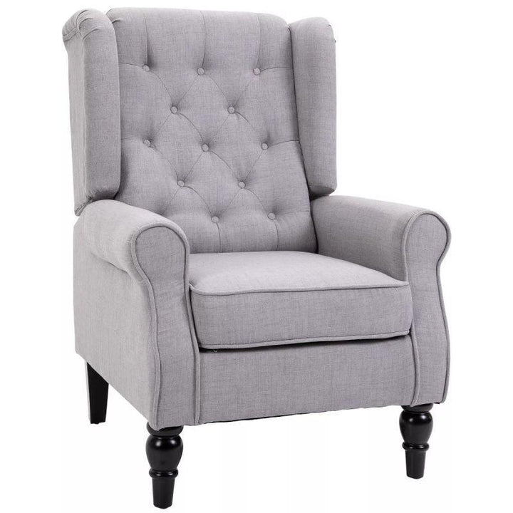 Luxurious Linen Chair - 90x85x85 cm - By Alhome - Zrafh.com - Your Destination for Baby & Mother Needs in Saudi Arabia