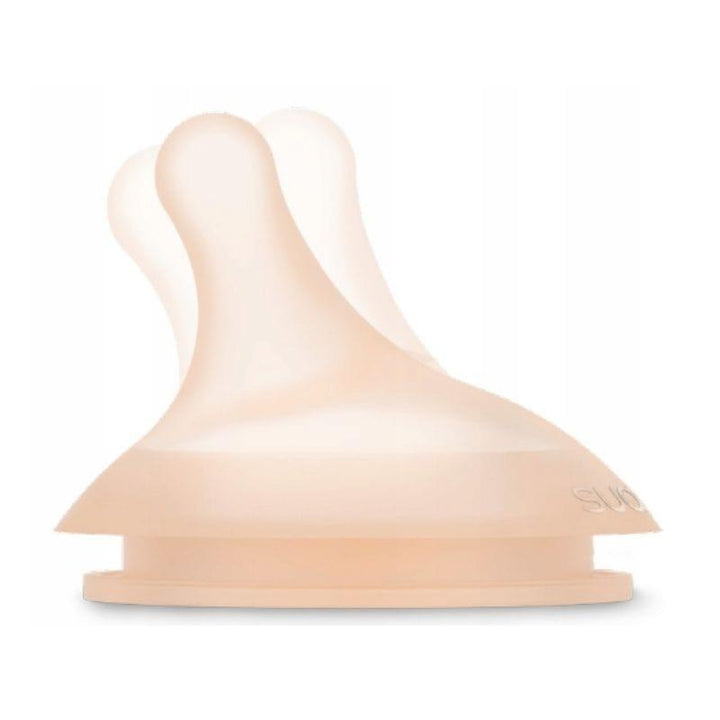Suavinex Anticolic Silicone Breast Feeding Teats Slow Flow Set - 2 Pieces - ZRAFH