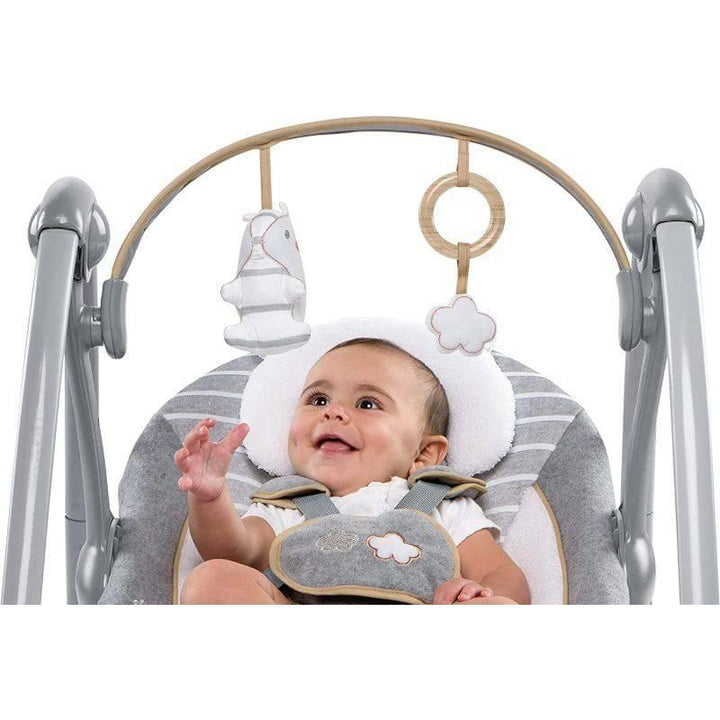 INGENUITY Boutique Collection Swing 'n Go Portable Swing - Bella Teddy - ZRAFH