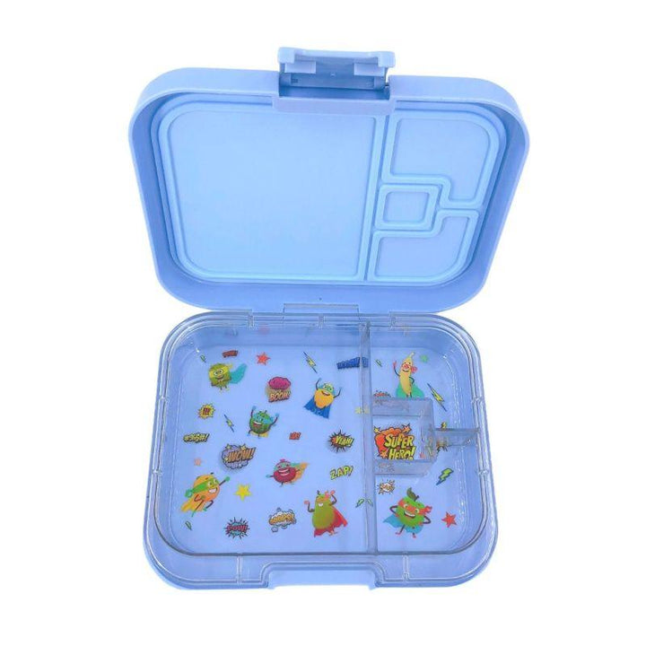 TinyWheel Bento 4 Compartments Lunch Box - Baby Blue - 761062964753 - Zrafh.com - Your Destination for Baby & Mother Needs in Saudi Arabia