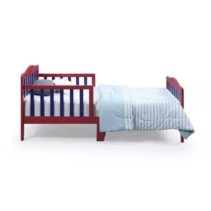 Kids' Red MDF Bed: Bold & Vibrant, 120x200x140 cm by Alhome - Zrafh.com - Your Destination for Baby & Mother Needs in Saudi Arabia