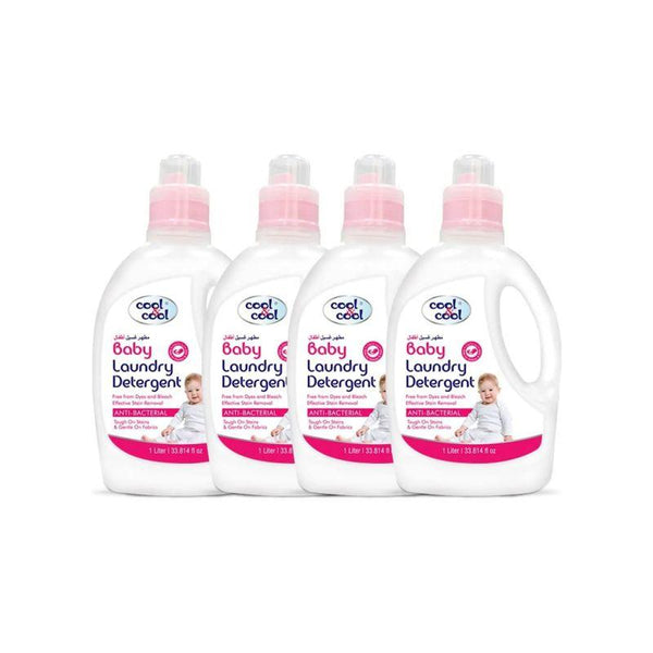Cool & Cool Baby Laundry Detergent Pack of 4 - 1L each - Zrafh.com - Your Destination for Baby & Mother Needs in Saudi Arabia