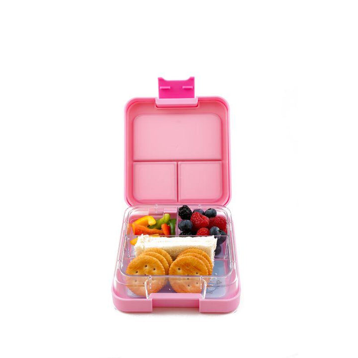 Tinywheel Bento Box 4 Compartments - Pink - Unicorn