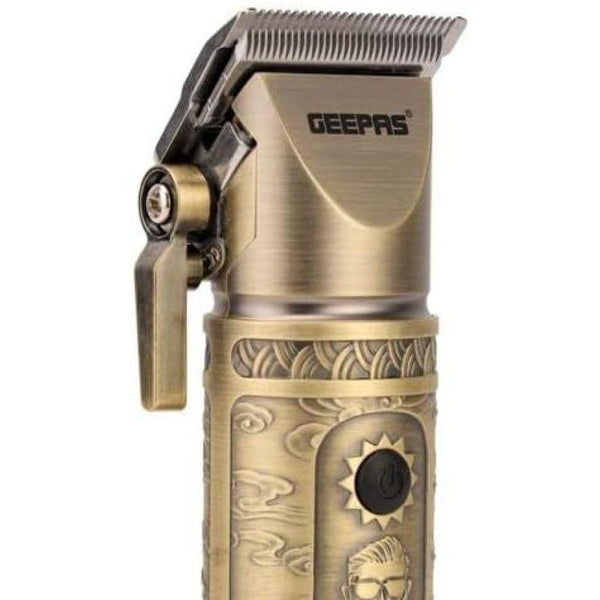 Geepas Rechargeable Professional Hair and Beard Clipper - Golden - Zrafh.com - Your Destination for Baby & Mother Needs in Saudi Arabia
