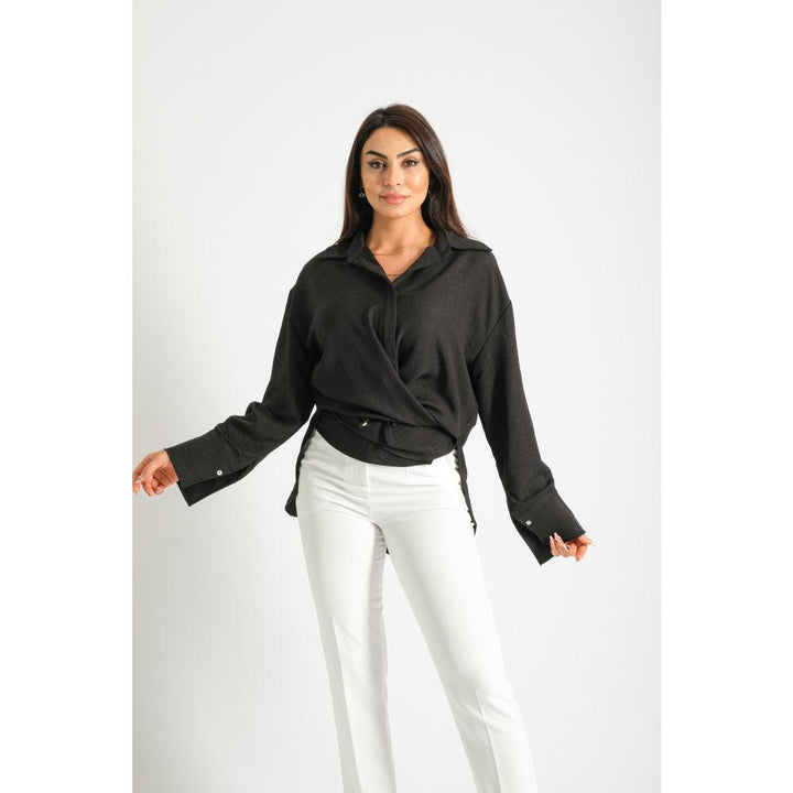 Londonella Shirt with Waist Warp Strapes - 100183 - Zrafh.com - Your Destination for Baby & Mother Needs in Saudi Arabia