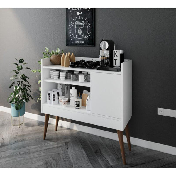 Versatile White Coffee Corner By Alhome - Zrafh.com - Your Destination for Baby & Mother Needs in Saudi Arabia