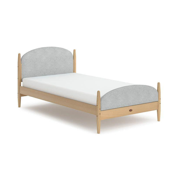 Kids Bed: 120x200x140 Wood, Beige and Gray by Alhome - Zrafh.com - Your Destination for Baby & Mother Needs in Saudi Arabia