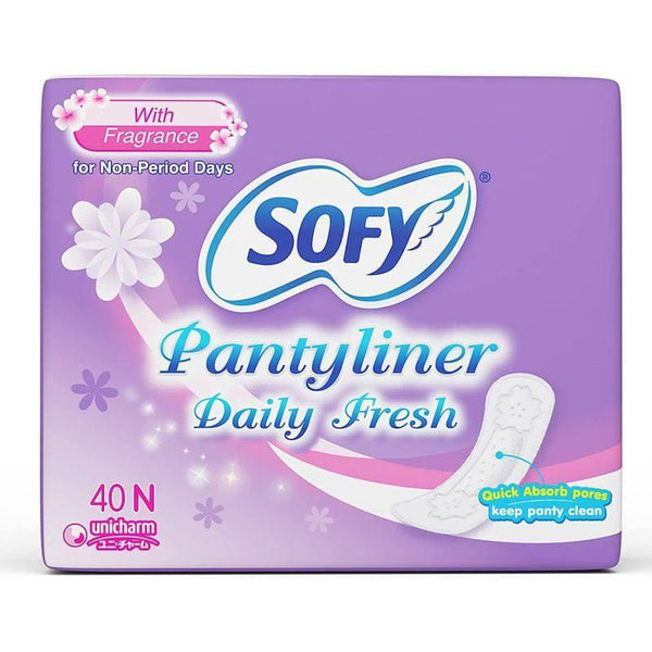 Sofy Daily Fresh Panty Liner Pads - Regular - 40 Pads - ZRAFH